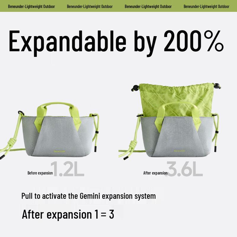 Banana Under Men's 35L Lightweight Expandable Shoulder Bag