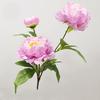 Artificial Flowers Core Content 3 - Head High - quality Artificial Peony and Paeonia Flowers for Wedding Floral Arrangements фиолетовый