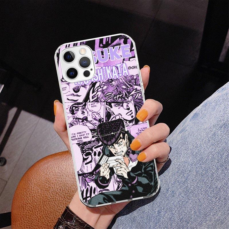 JoJo's Bizarre Adventure Diamond Is Unbreakable Phone Case For iPhone 17 Air 16 Pro Max 16E 15 + 14 Plus 11 12 13 Mini 7 8 SE Gi