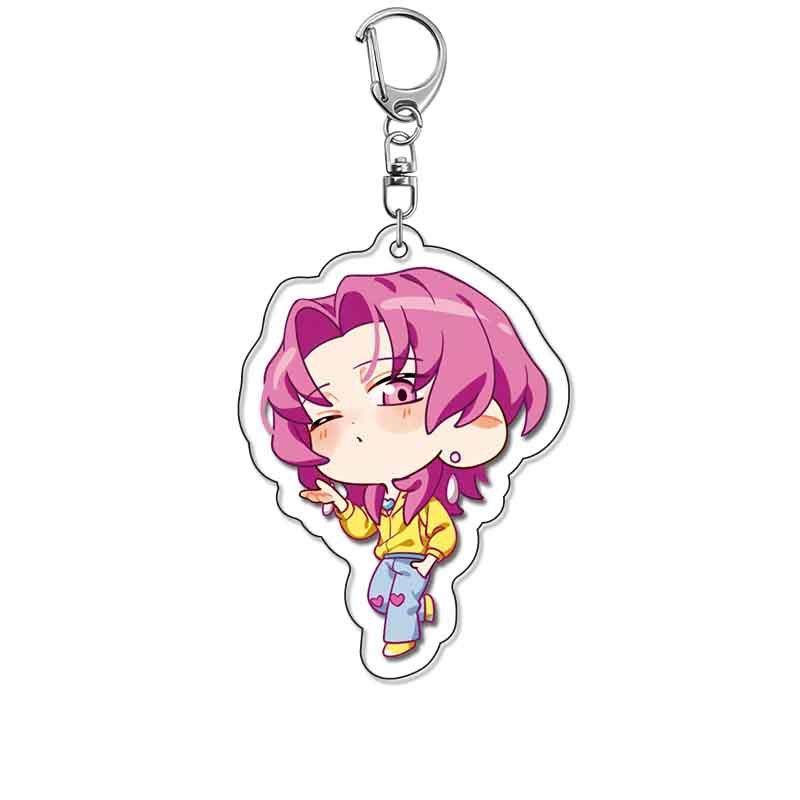 Kpop Ghost Hunter Demon Hunter Girl Group Keychain Demon Hunter Peripheral Second Dimensional Acrylic Pendant Millet Gift