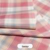 Japanese Plaid Pleated Skirt Fabric - Yarn-Dyed Polyester for DIY Scrunchies & Crafts