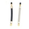 Stainless Steel Mesh Wrapped Flexible Braided Metal BRASS Rubber TYRE VALVE EXTENSION Flexible TRUCK TRANSIT VAN Car ADAPTOR Tire Chucks 1