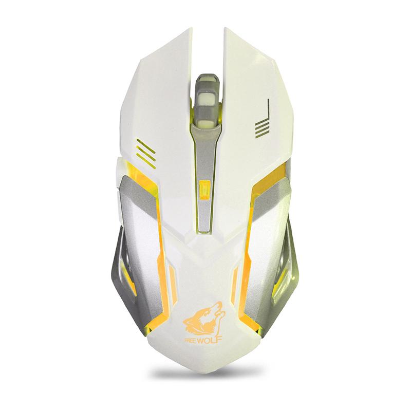 LED Wireless Optical Gaming Mouse Rechargeable X7 High Resolution Mouse