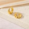 European Classic Hoop Earrings: Versatile, High-End, Fade-Resistant for Women