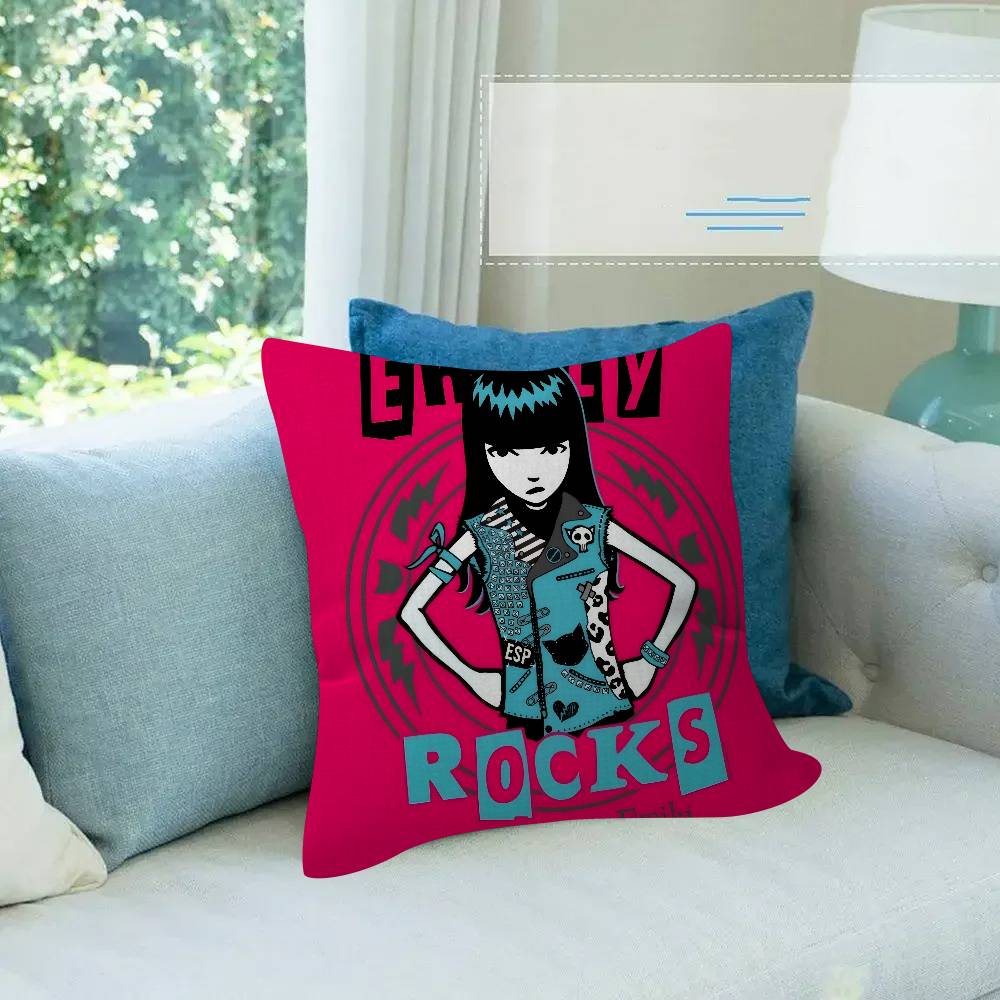 Anime Emily The Strange Pillow Anime Pillow Sofa Bed Head Pillow Cover Cushion Cover Fashion