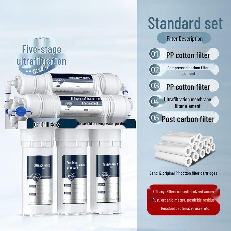 Universal Kitchen Tap Ultrafiltration Water Purifier and Pre-Filter