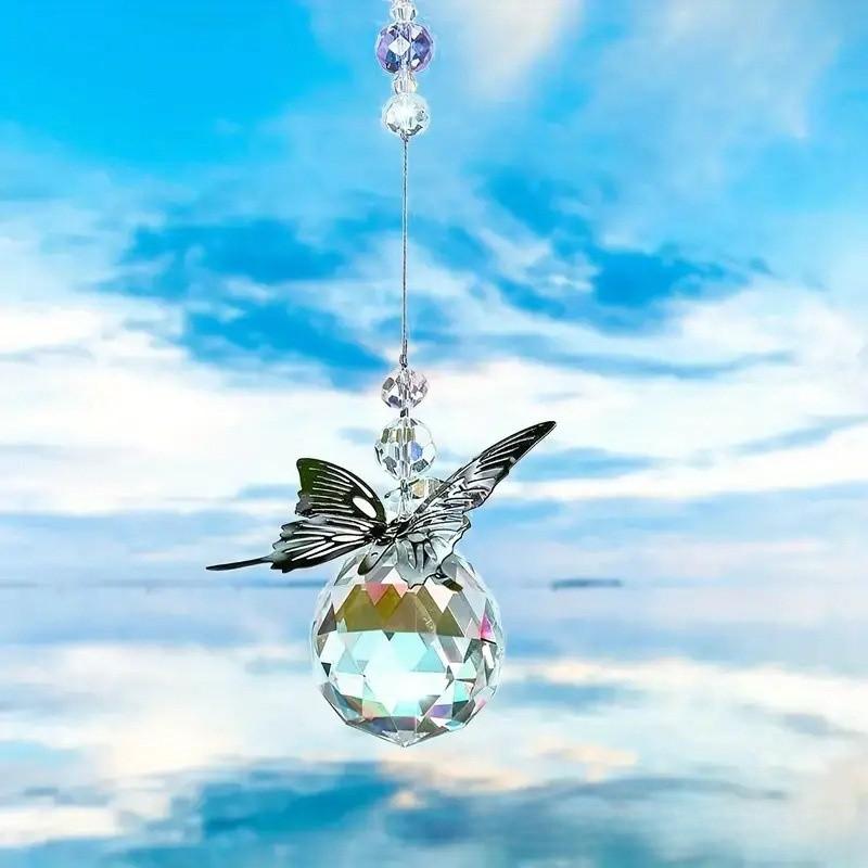 Water Crystal Garden Sun Catcher Window Decor With Geometric Shape For Modern Home Decoration