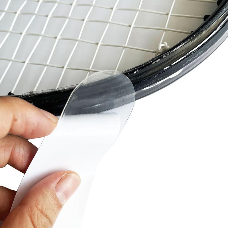 Gjennomsiktig tennisracket Padlehodebeskyttelsestape Reduser friksjonsklistremerke Tpu beskyttelsestape Sportsdeler