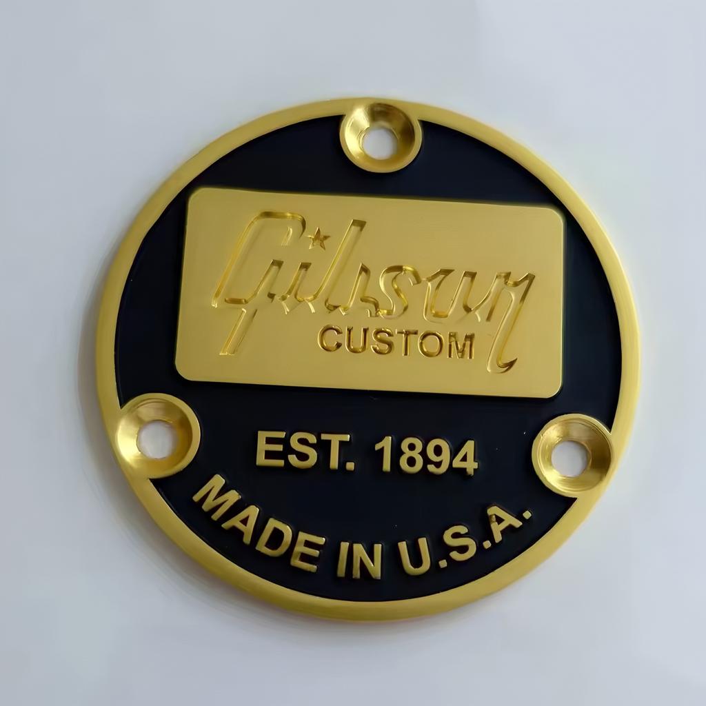 Elektrische Gitarre Schaltungsschalter Rückplatte Hintere Abdeckung für Gibson Epiphone EST 1894 Metallschalterabdeckung