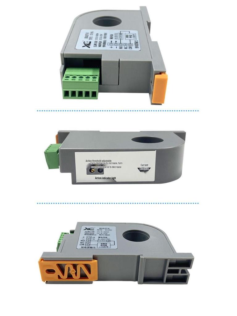 DC Current Sensing Switch with Dual Output Modules, Normally Open/Closed