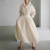 Elastic High-waisted Slimming Temperament Preppy Cardigan Dress