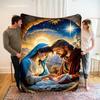 Bemalte Leopard Digitaldruck Polyester Schlafzimmer Samt Flanell Decke Vlies weiche Sofadecken für Betten