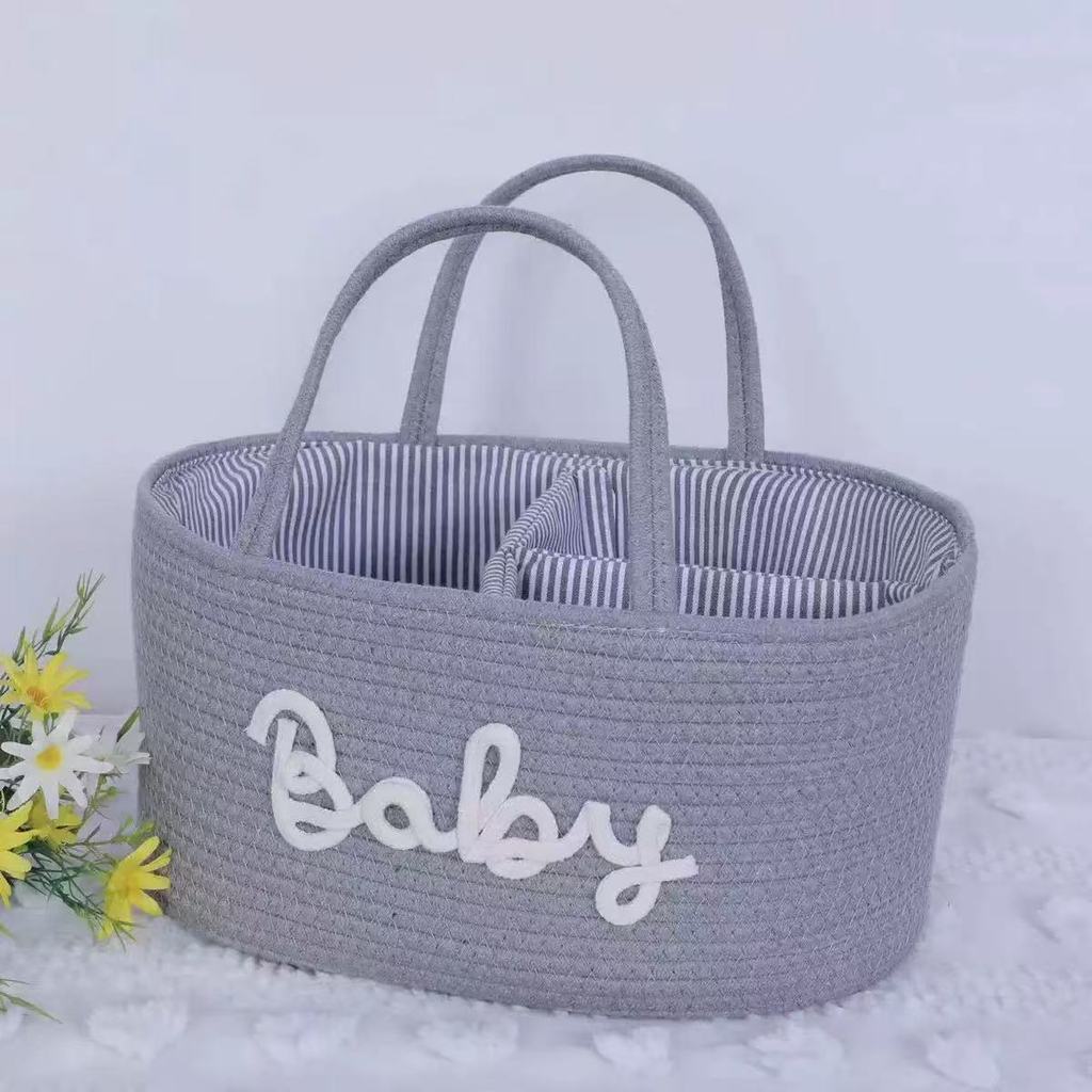Cotton Rope Storage Basket With Removable Liner For Toy Organization And Laundry Use