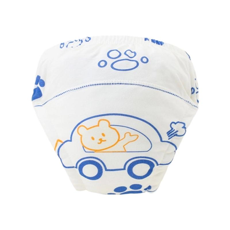 Reusable Cotton Potty Training Underwear Anti Leak Protection Comfortable Washable Toilet Learning Pants For Baby