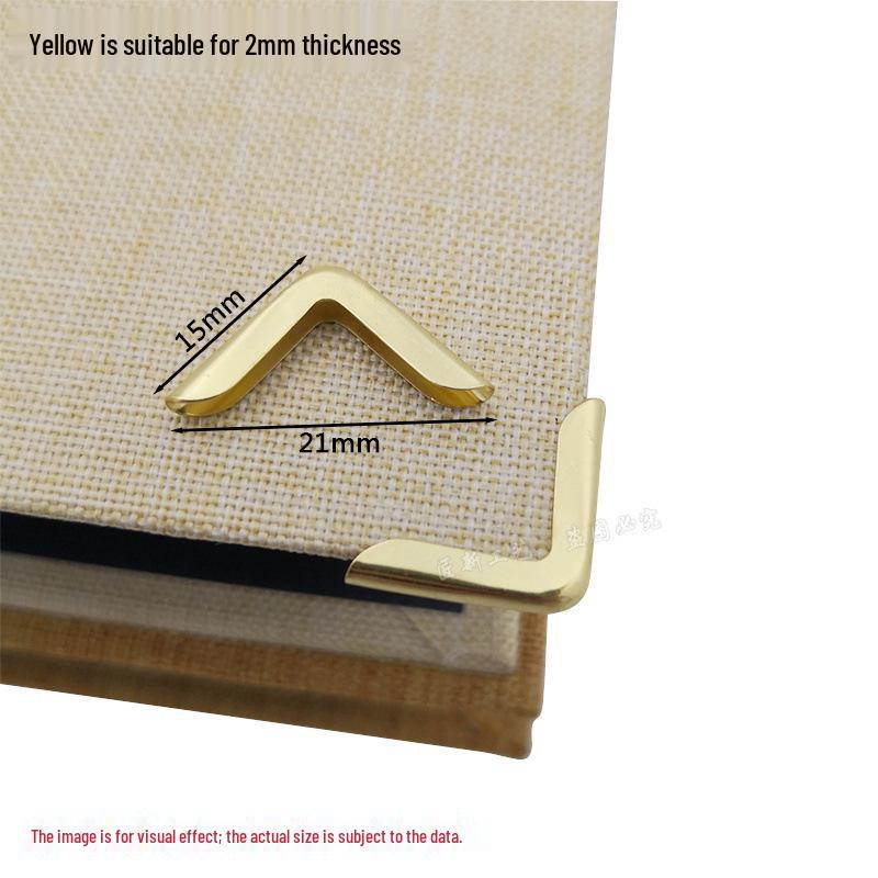 

Metal Corner Protectors for Laptops, Albums, Journals, and Photo Frames – Anti-Collision Stickers