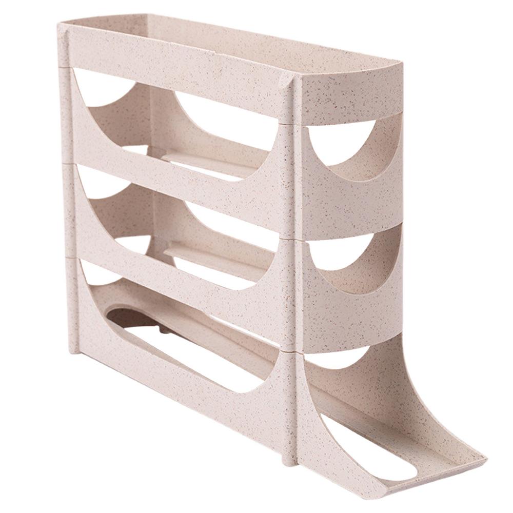 

4-ярусный держатель для яиц Диспенсер для яиц Автоматическая стойка для перекатывания яиц Стойка для хранения яиц Распределитель яиц Стойка для хранения яиц Для кухни кофейный