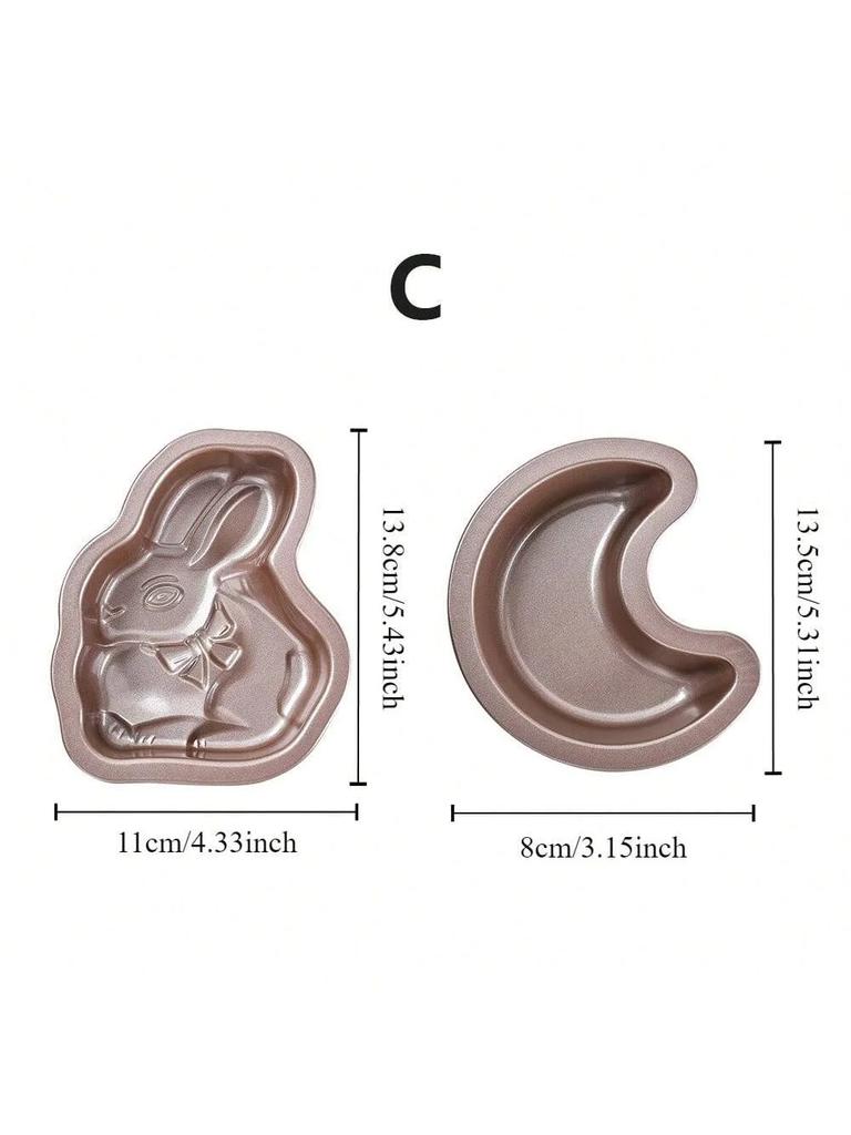Non-Stick Halloween Cookie Cutter and Cake Mold Set for Baking Pastry Dough Shapes Biscuits and Desserts Kitchen Tools