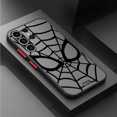 Marvel Spider Man Logo Shell Case for Samsung Galaxy S21 FE S21 S20 S24 S10 S22 Plus S9 S23 Ultra S25