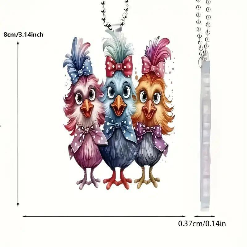 Eyecatching Acrylic Car Charm For Home Decoration And Fun Flair Backpack