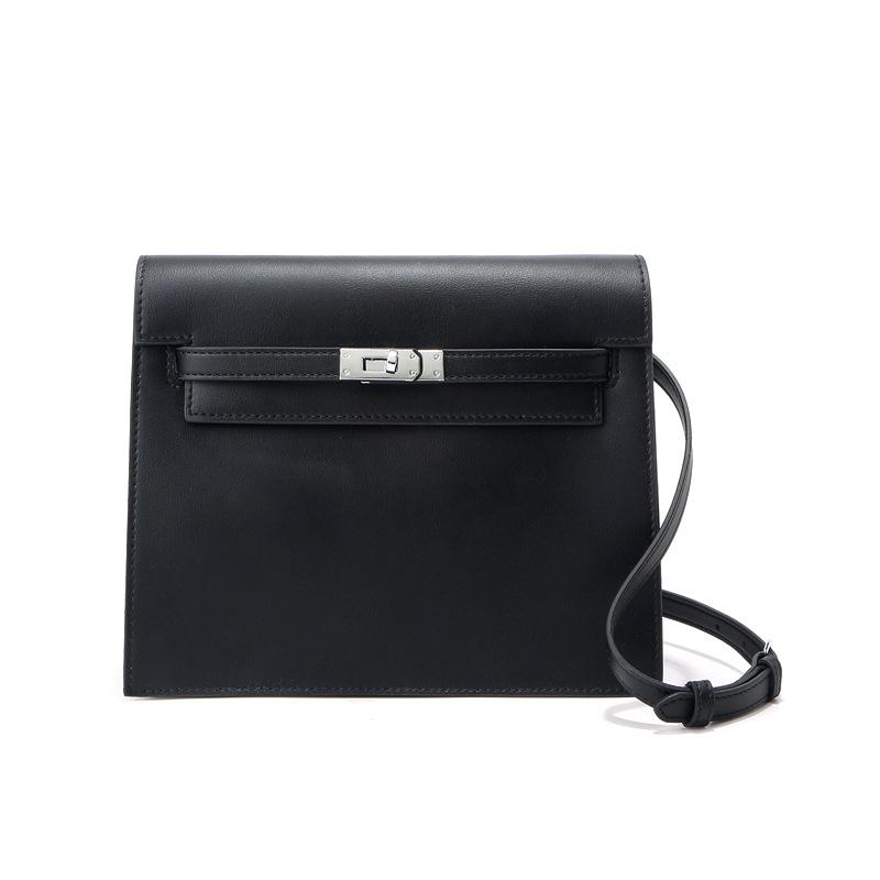 Swift dance bag women's leather shoulder bag, cowhide underarm messenger bag leather women's bag niche high sense