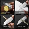 Küche Boning Messer handgemachte geschmiedete Messer Outdoor Camping Messer Fleisch Cleaver Kochmesser Edelstahl Jagd Metzger Messer