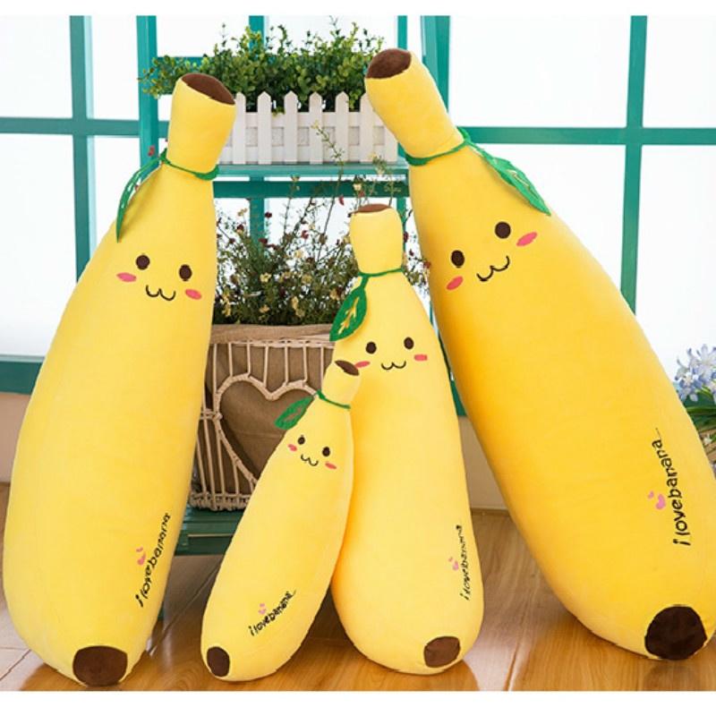 1Pcs Soft Banana Plush Pillow Banana Pillow Creative Girls Valentine's Gift Fruit Plush Toys
