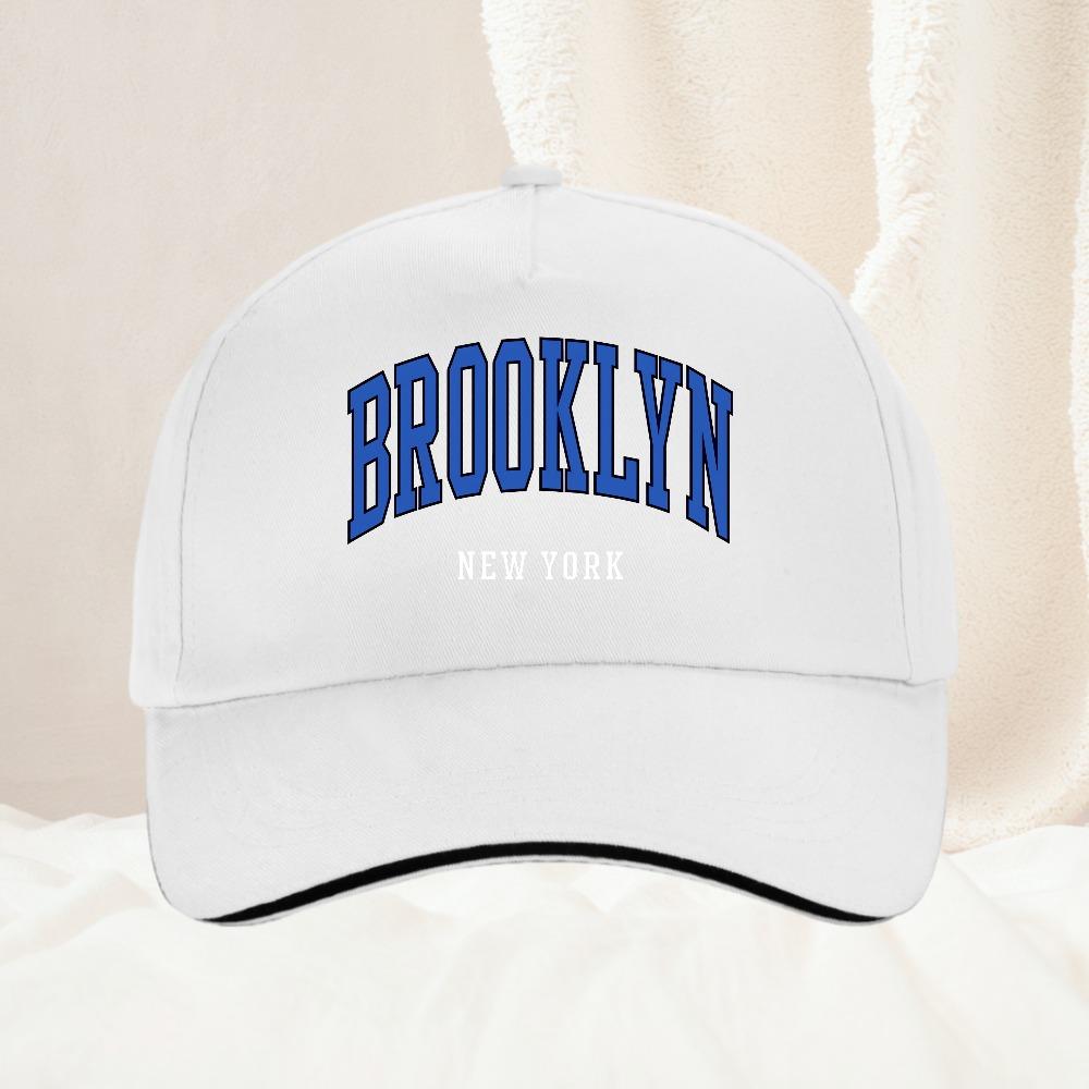 Brooklyn New York  Spring Summer Unisex Women Cotton Adjustable Casual Hat Hip Hop Streetwear Sun Hats