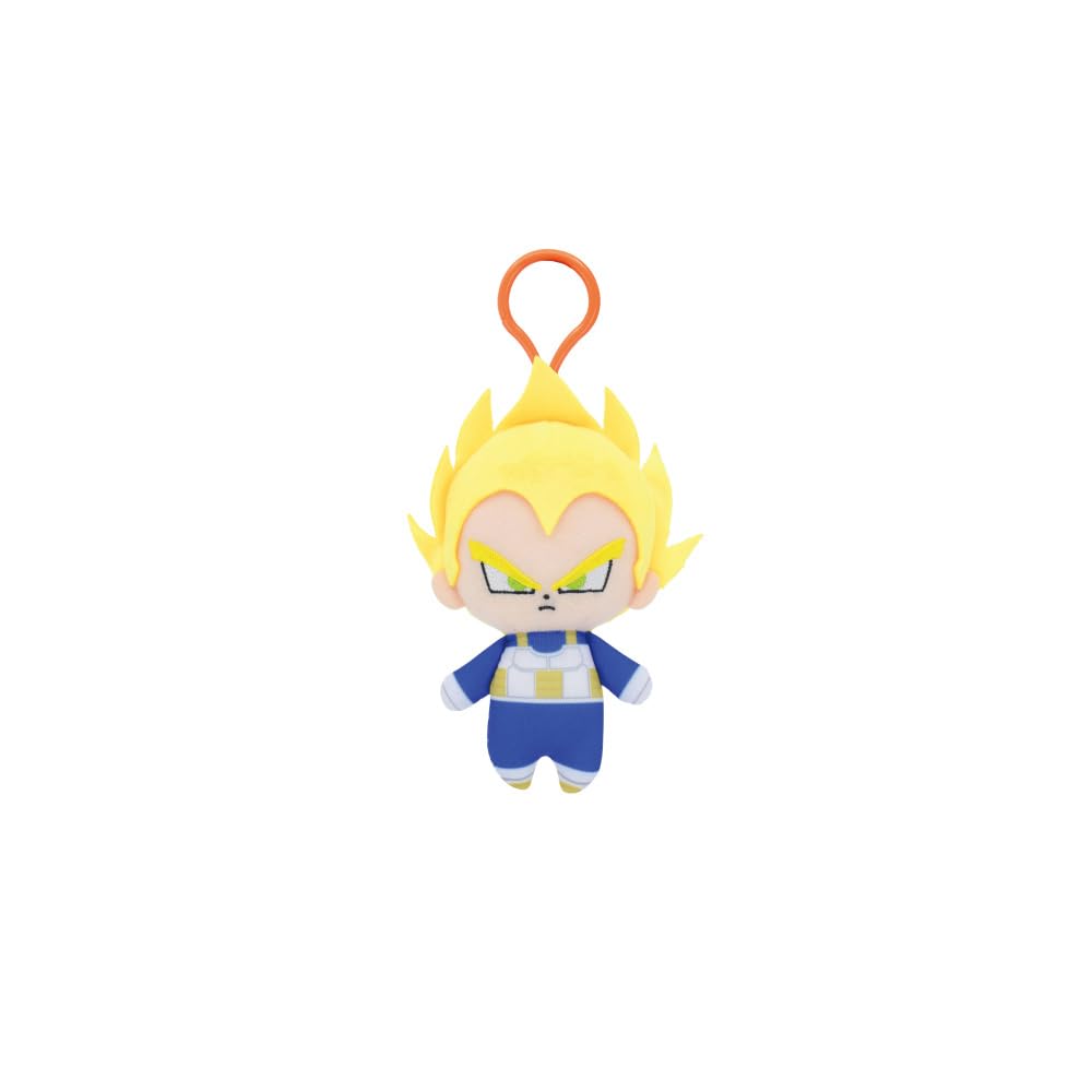 

Плюшевая игрушка-маскот Dragon Ball Z Супер Сайян Веджета Чиби с пластиковым крючком