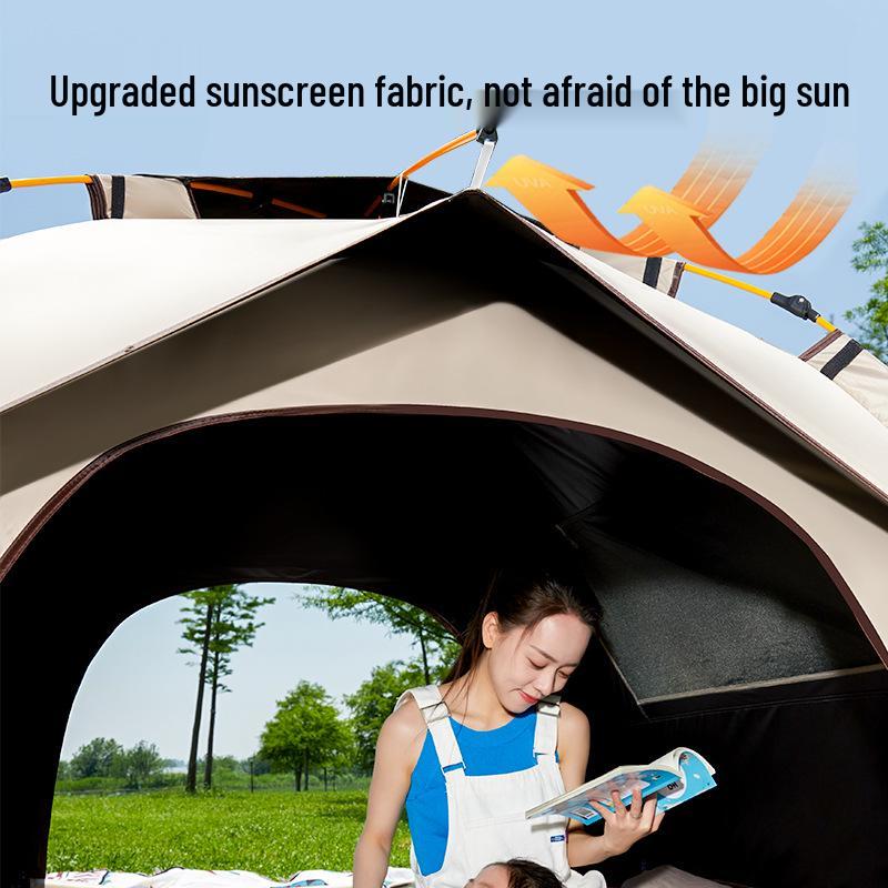 Automatic Pop-up Waterproof Anti-mosquito Camping Tent with UV Protection