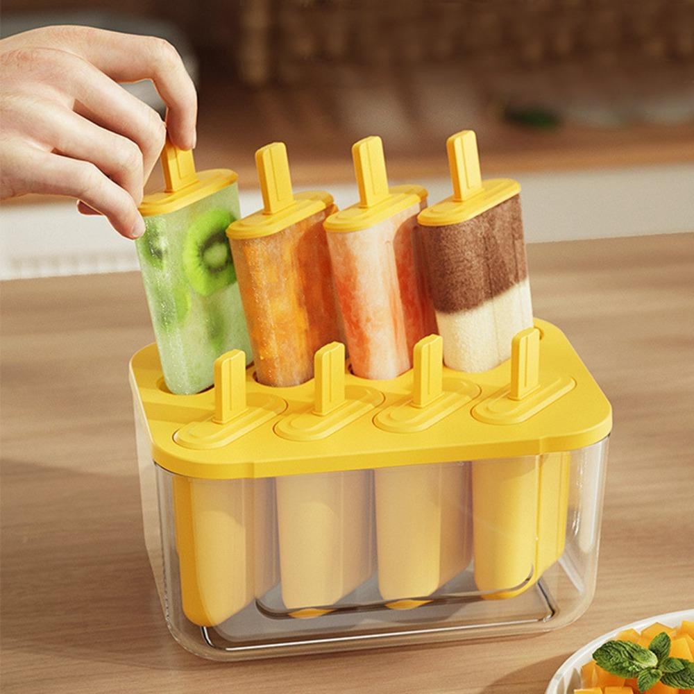 Food-grade PP Ice Cream Molds Easy Release Chocolate Molds Reusable DIY Ice Cream Molds DIY