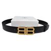 Unisex Genuine Leather Paris Belt - Double BB Design, Versatile & Stylish for Couples