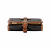 Celine Triomphe Canvas And Calfskin Zip Coin Purse Card Holder Women Wallet Brown 4M0962DIU-04LU