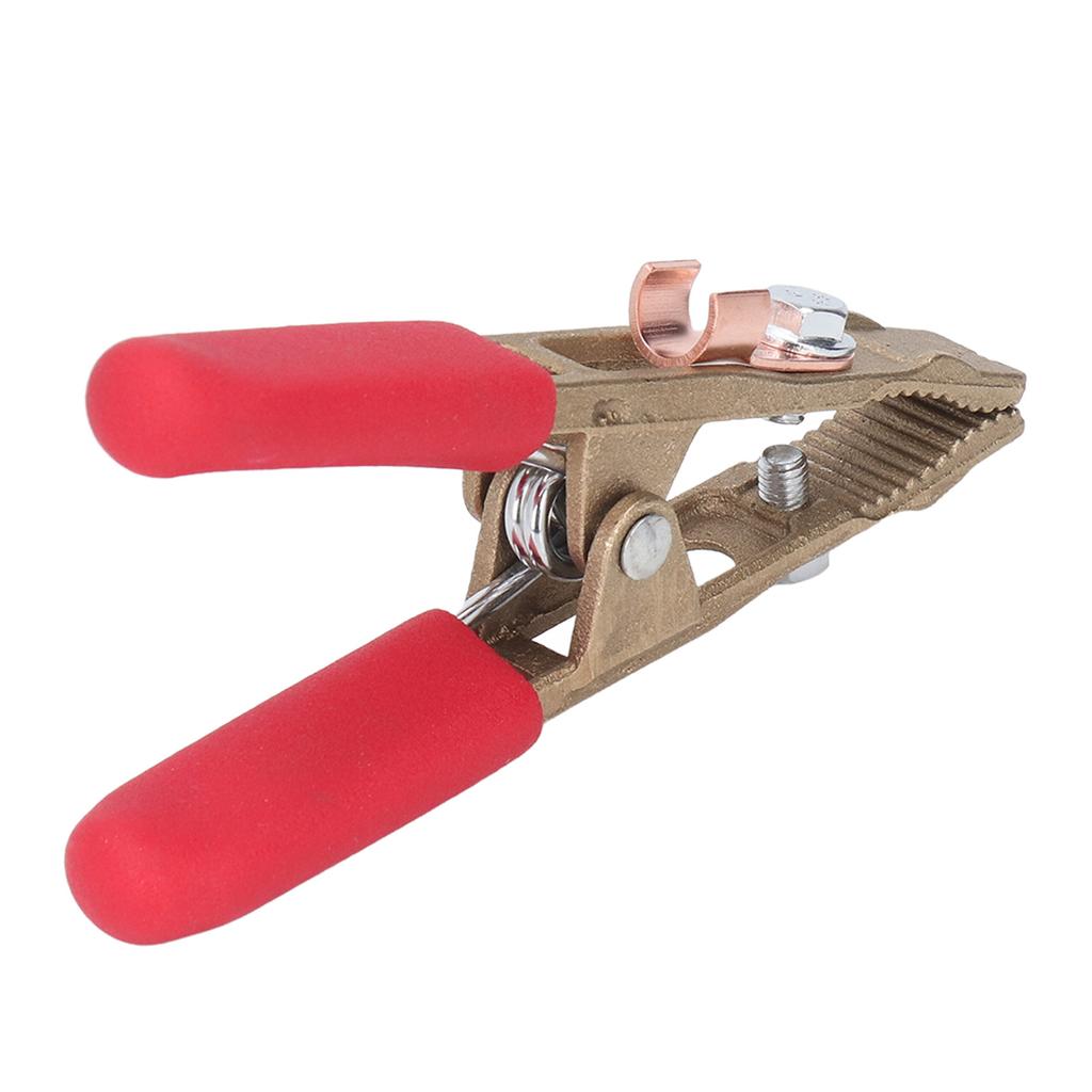 A Shape Earth Wire Clamp Brass Grounding Work Clamp Electric Argon Arc Welding Pliers 260A Welding Pliers 260A Earth Cable Clamp