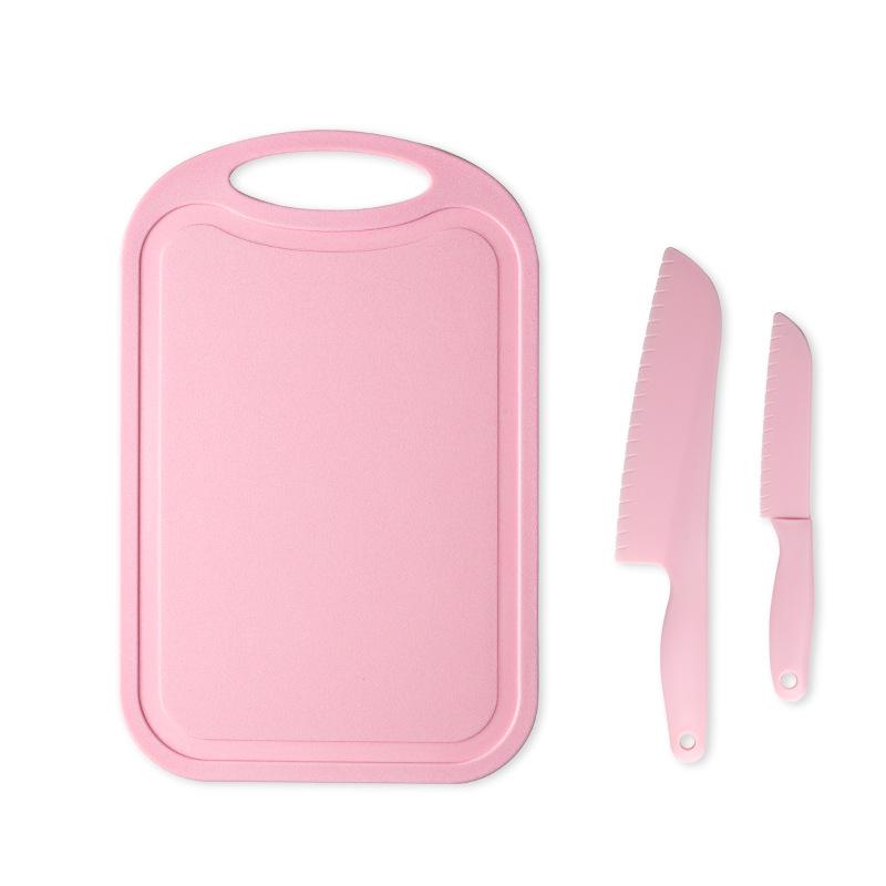 Kids' Safe Knife & Cutting Board Set for Preschool Food Prep: Plastic Fruit & Veggie Tools That Protect Hands