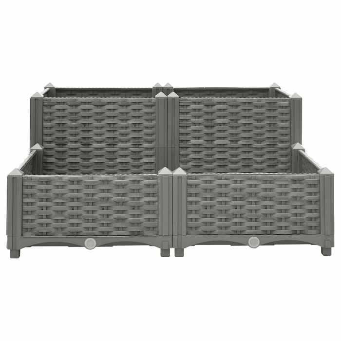 VidaXL Raised Bed 80x80x38 Cm Polypropylene 153301