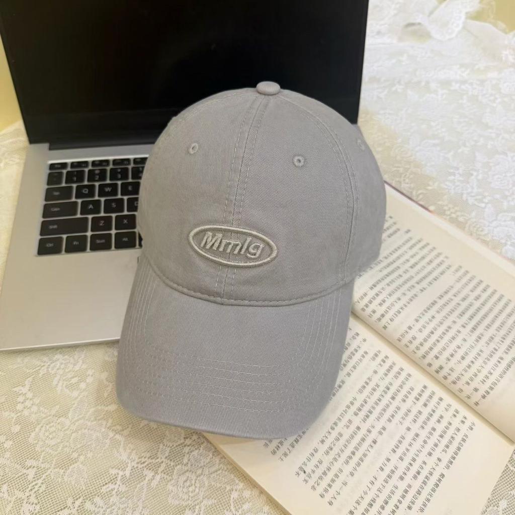 Fashion Hat Korean version of letter embroidery new ins baseball cap children curved brim cap big head circumference showing small face fashion