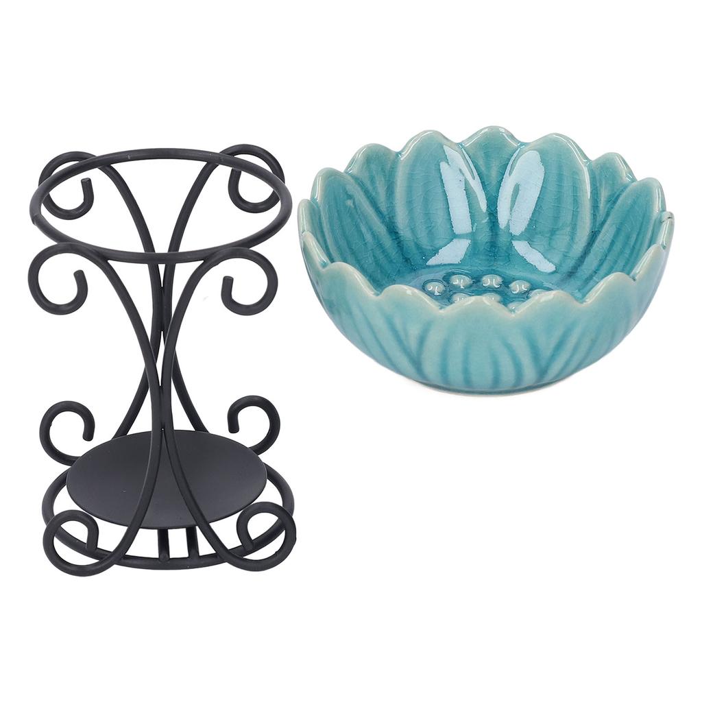 Tealight Wax Warmer Oil Burner Iron Wax Melter Tea Light Holder Candle Wax Warmer Aromatherapy Burning Furnace