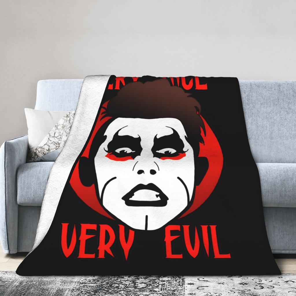 Very Evil Danhausen Wrestler Blankets Flannel Decoration Portable Soft Throw Blanket for Home Bedroom Bedspread
