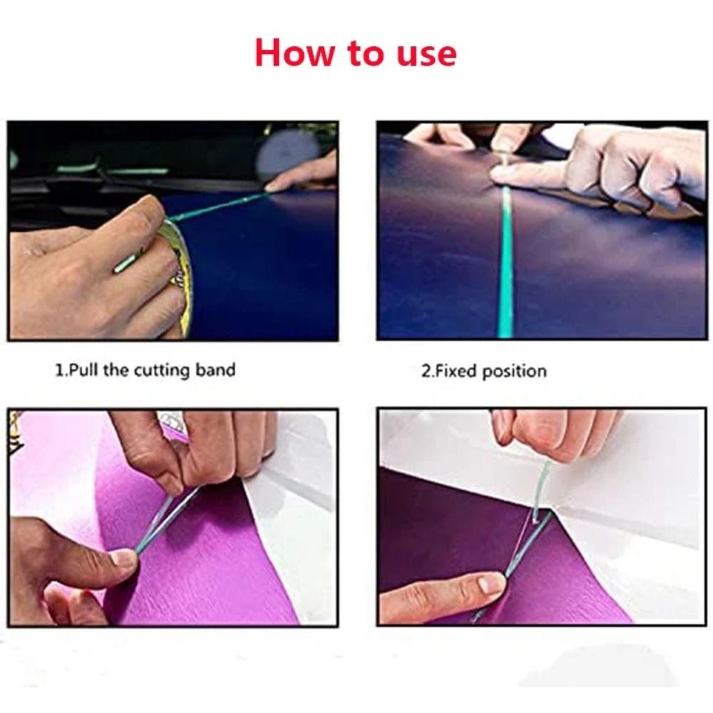 Green Vinyl Wrap Cutting Tape 5m/10m Knifeless Tape Durable Edge Detailer Tape
