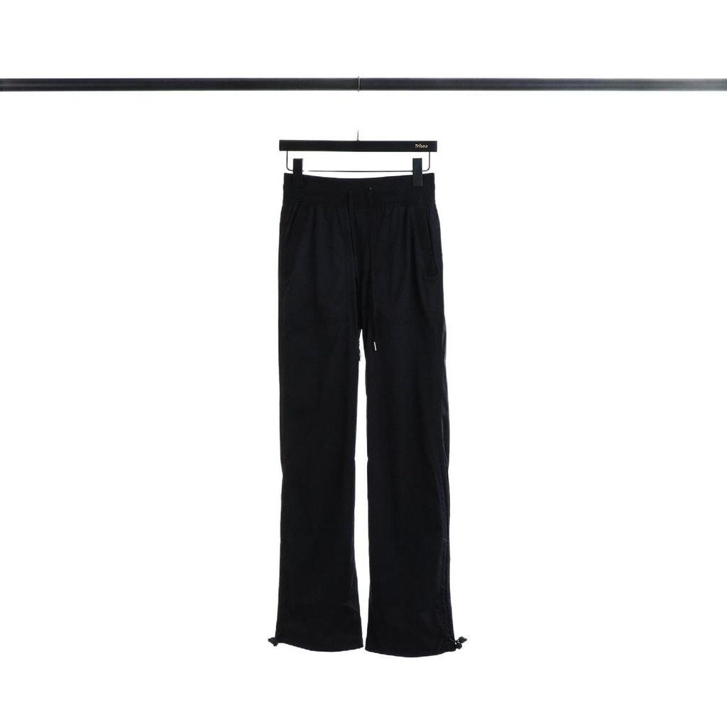 Nude Feel High-Waisted Cargo Yoga Pants - Women's Slimming Drawstring Fitness Trousers
