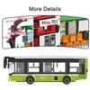 City Traffic Car Green Blue Passenger Bus Station Single-Deck Public Set Figures Model Building Blocks Diy Toys For Boys Gifts