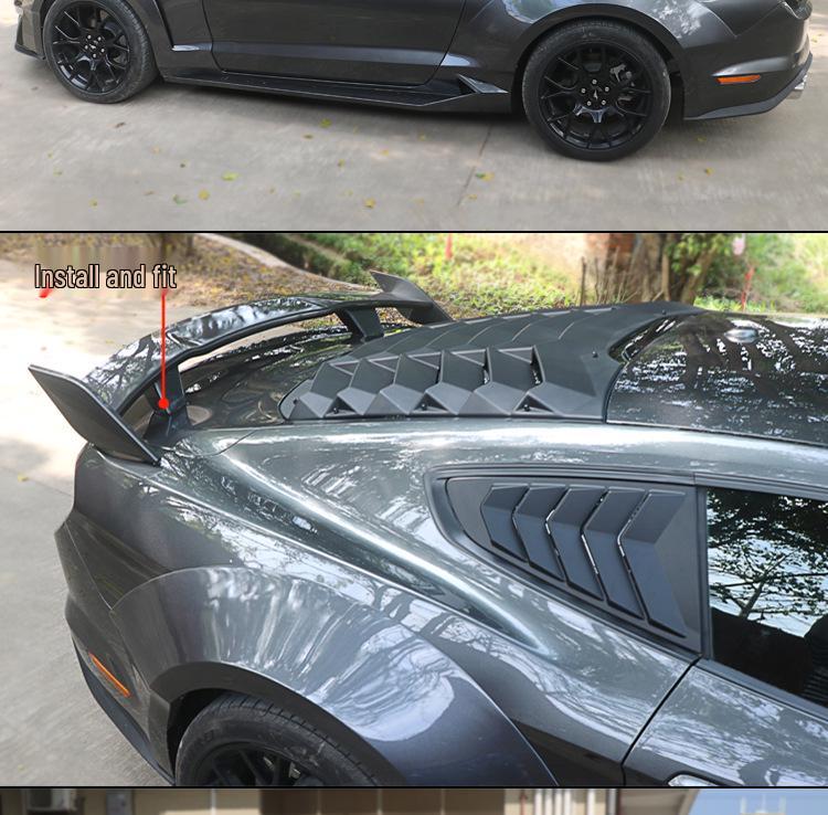 15-23 Ford Mustang Flowing Water Trunk Spoiler Modification.