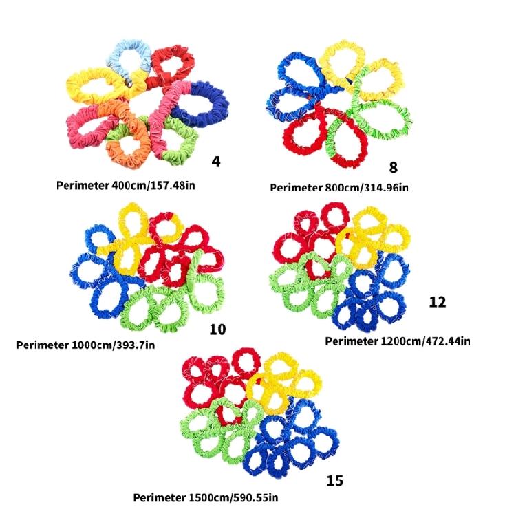 Elastic Fleece Cooperative Stretchy Bands Portable Teamwork Exercise Bands Integrations Dynamic Movement Exercise Bands