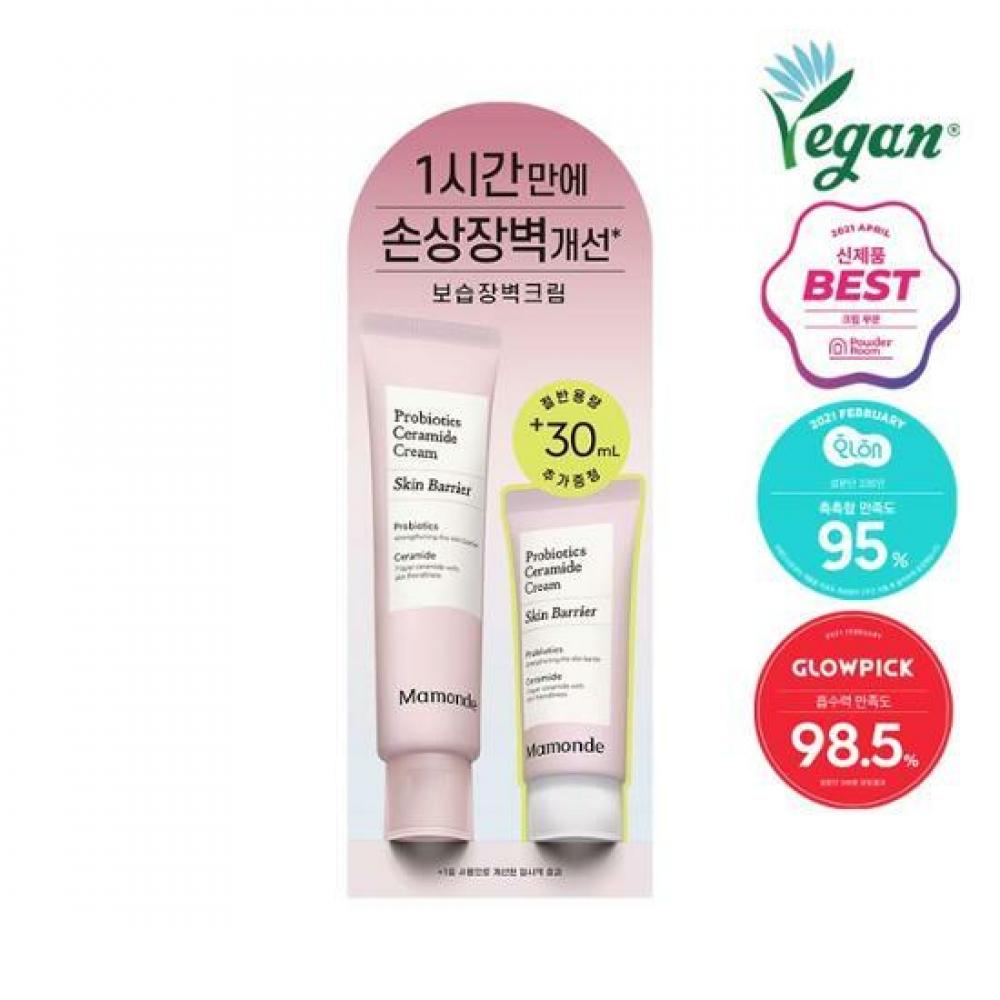 

Крем Mamonde Probiotics Ceramide Special 60мл30мл