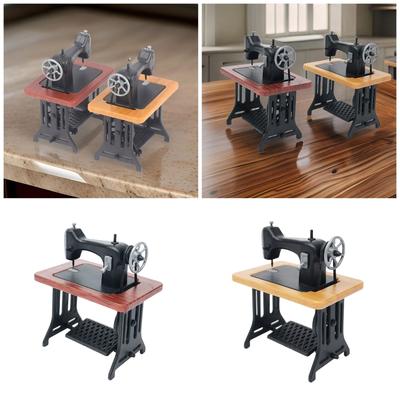 Miniatur Nähmaschine Modell für Puppenhaus Dekoration und Sammler 1/24 Puppenhaus Maßstab Möbel Ausstellungsrequisiten