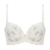 Red Label by 0100 10215407 Underwire Bra with Pads Beautiful Cleavage Neat Sides D80 M015 [Triumph] (White)