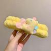 Cute Cartoon Plush Hair Tie Headband - Women's Makeup & Face Wash Accessory