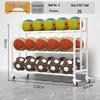 Jun Ding Ying Mobile Sports Ball Storage Rack