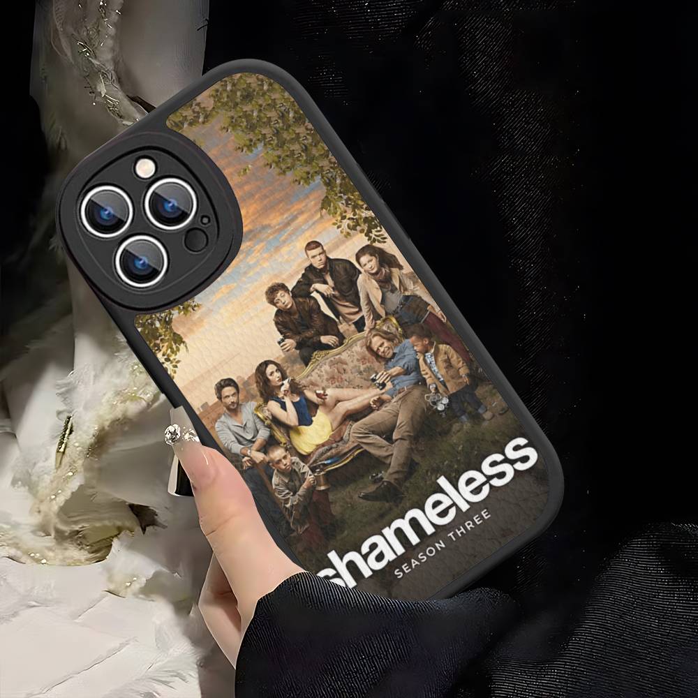A Lively TV Series S-ShamelesS Leather Phone Case For IPhone 16 15 14 13 12 11 Pro Max Plus Shockproof Cover