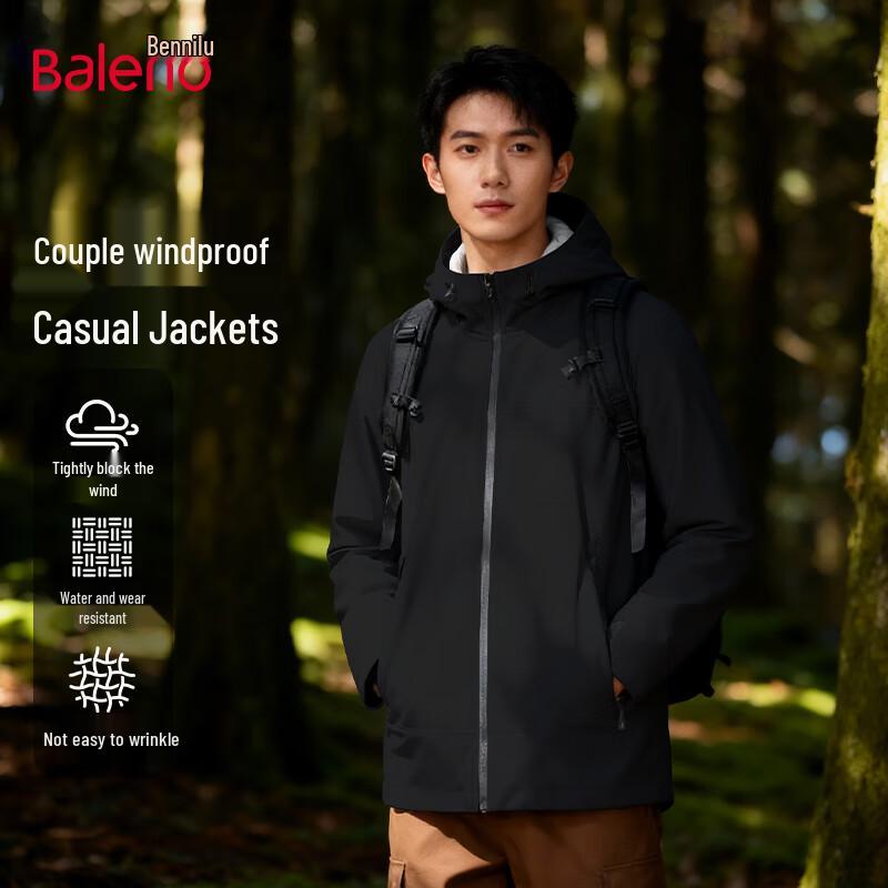 

Baleno Men s Fleece-Lined Softshell Jacket L